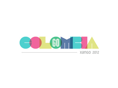 Go Colombia Logo Secondary logo typography