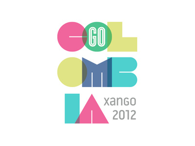 Go Colombia Logo Primary logo typography