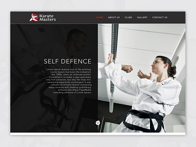 Karate Masters Landing Page WIP branding desktop identity karate landing landing page logo martial arts ui ux website wip