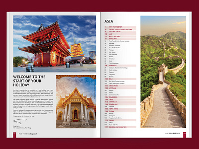 Travel Brochure DPS Concept WIP branding brochure concept content dps identity magazine print simplicity travel wip