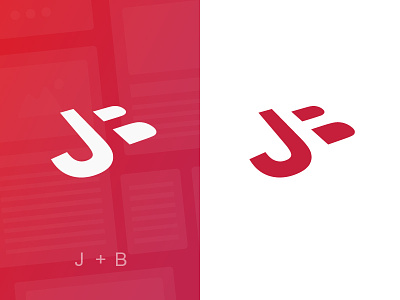 James Boross Rebrand bold brand branding clean digital identity logo monogram rebrand red