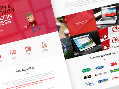 JJBoross.com Website bold brand branding clean digital icons identity logo monogram rebrand red website