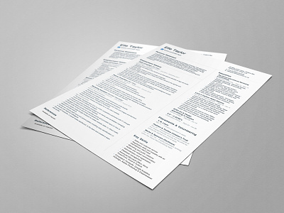CV Design advertising clean cv format grid icons layout marketing print resume simple template