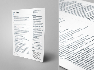 CV Design advertising clean cv format grid icons layout marketing print resume simple template