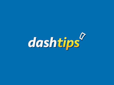 Dash Tips Branding WIP app betting blue bold branding business identity illustration logo simplicity smart wip