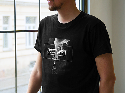 Liquid Spirit Crew - T-shirt crew design dj djs fabric jumper liquid shirt singlet spirit t-shirt