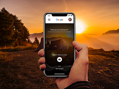 Google Search Redesign Concept camera google ios photo redesign search ui ux voice