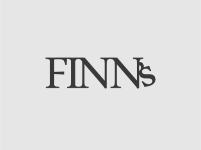 FINN's graphic design logo typography