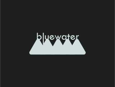 Bluewater design graphic design logo typography