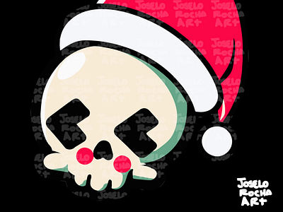 Christmas Shirt : Cute Christmas skull character cute graphic design illustration