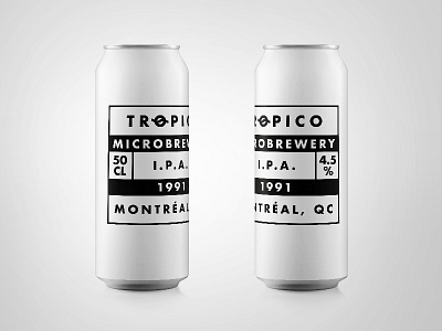 Minimal beer beer black black white classic font minimal packaging type white