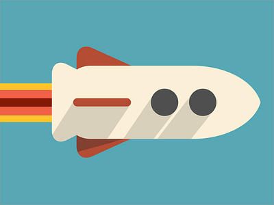 FOWD rocket illustration rocket sketch app vector