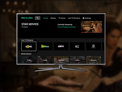 Video Streaming Application for TV Screen 03