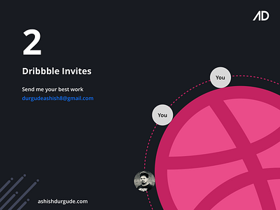 2 Dribbble Invites