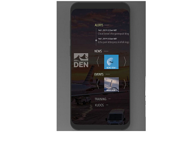 Denver Airport Mobile App - Alerts Screen 2