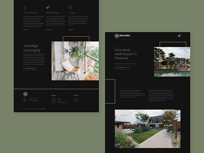 Re-design - Bureau Hamers design garden gardendesign green luxe studio ui ux uxuidesign web webdesign