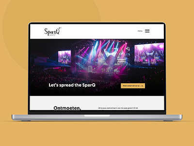 Webdesign - SparQ Events design studio ui ux uxuidesign web webdesign
