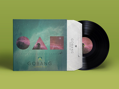 Gobang cover design gobang graphic hammertap lp music product typography vinyl