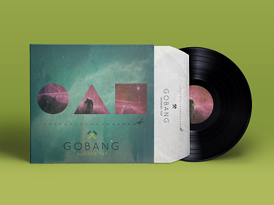 Gobang cover design gobang graphic hammertap lp music product typography vinyl