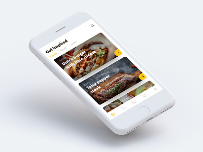 Get inspired food lover app design experiment food inspiration ios lover ui ux