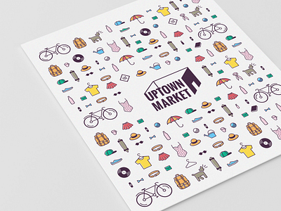 Visual identity for UPTOWN MARKET