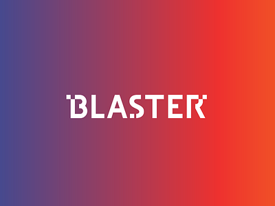 BLASTER branding branding design dynamic logo logo visual identity