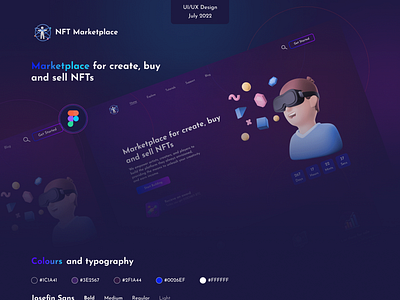 NFT landing page