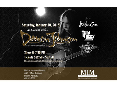 Damon Johnson Concert Poster