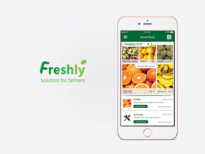 Freshly app design