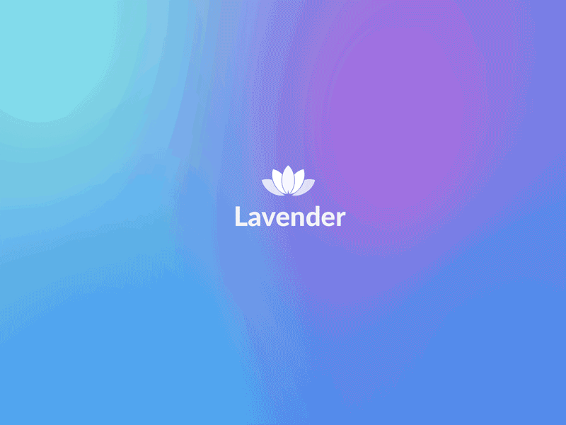 Lavender uxui visual design