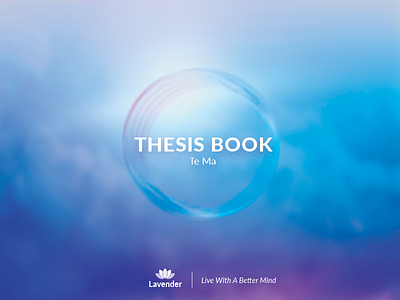 Thesis book cover concept design visual