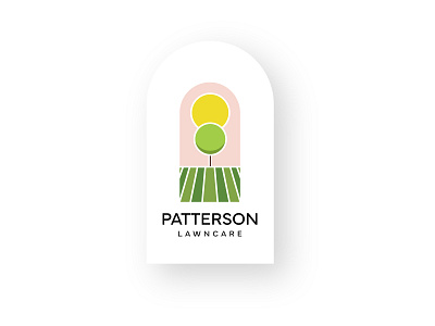 Patterson Lawncare Logo branding design graphic design illustration logo