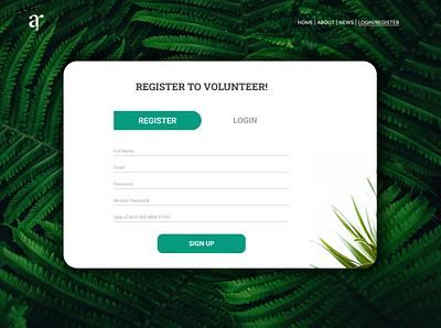 Daily UI | 001 - Sign Up 001 dailyui dailyui001 figma ui