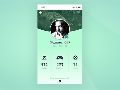 Daily UI | 006 - User Profile 006 dailyui dailyui006 figma ui userprofile