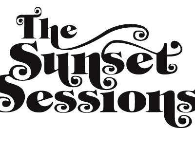 Identity for The Sunset Sessions (Lifestyle+vintage fashion) apparel brand branding clothing custom identity logo retro the sunset sessions vintage wordmark