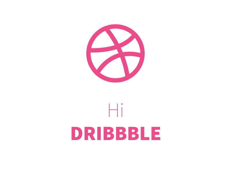 Hi Dribbble! adrien gervaix aurelien clauss dribbble gif thanks