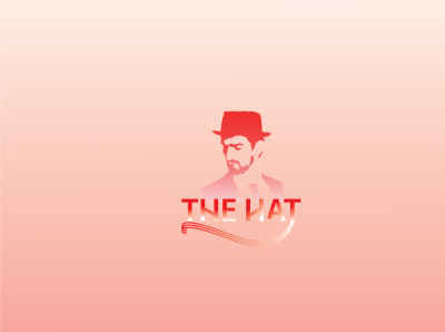 THE HAT logo branding design graphic design illustration logo