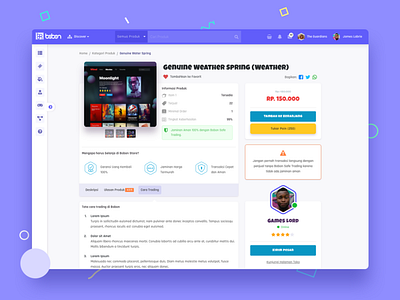 Game Voucher Product Page bootstrap clean design ecommerce game html inspiration responsive sketch ui ux web design