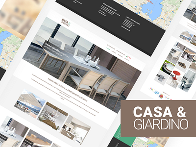 Casa & Giardino landing landingpage onepage property responsive web design
