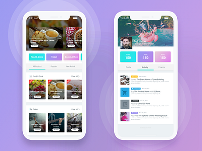 Grocery App app design grocery inspiration ios marketplace onlineshop purple shop shop app shop design