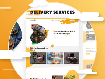 Delivery Service Landingpage