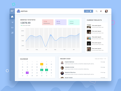 Soft Dashboard UI