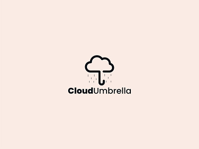 Cloud Umbrella Logo | Branding Logo Design 3d animation app branding design graphic design illustration logo ui vector