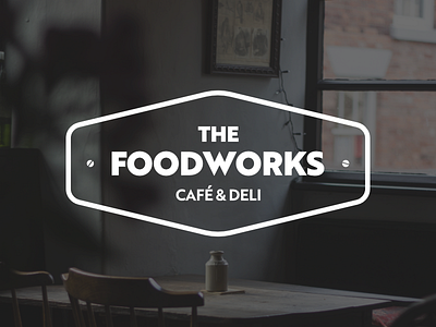 The Foodworks Logo branding cafe deli logo