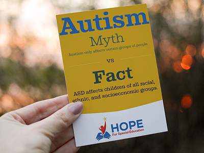 Hope For Special Education Flash Info Cards