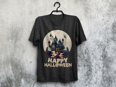 Happy Halloween Disney T-Shirt Design