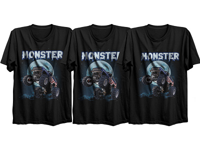 Monster Truck T-Shirt Design