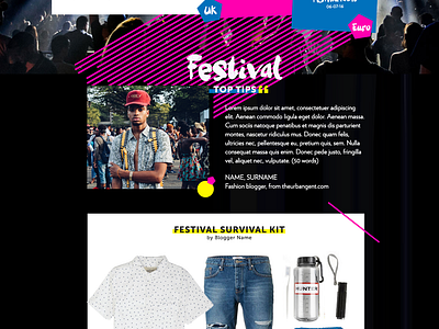 Download Footasylum Secret Festival Mockup By Monny Lam For Greenlight Digital On Dribbble