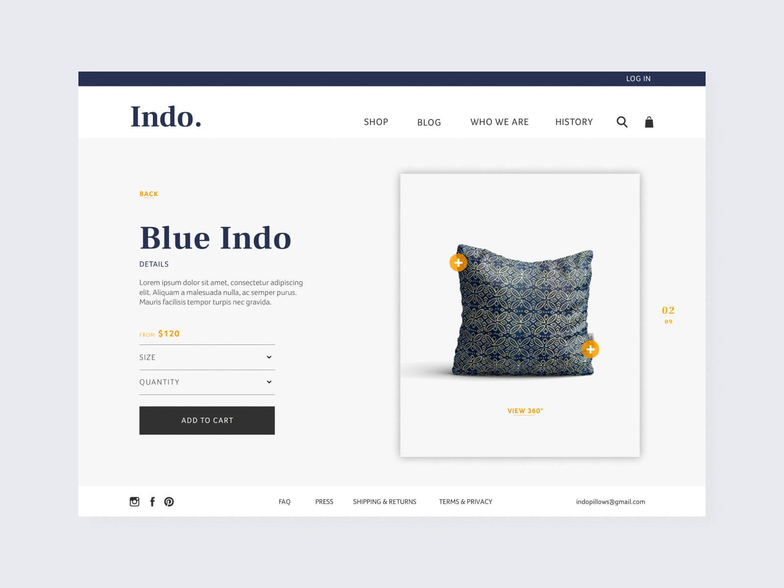 Indo Product page by Chloé Levavasseur on Dribbble