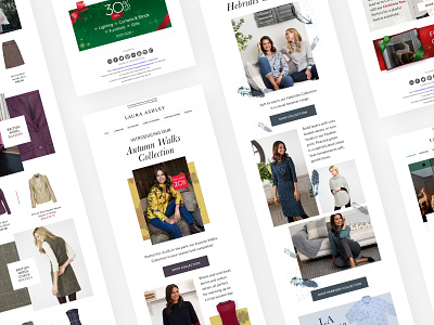 Fashion Newsletters digital design email fashion newsletter template ui ui design ux design